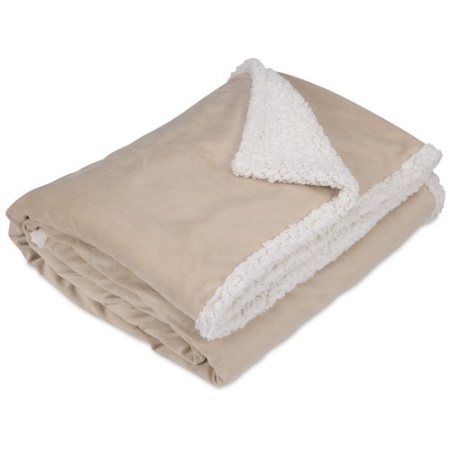 Additional Image 1 - a folded blanket with a white cloth
