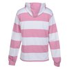 View Image 2 of 3 of Hooded Rugby Pullover Sweatshirt