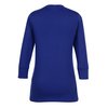 View Image 3 of 3 of Soft Stretch 3/4 Sleeve Scoopneck Henley - Ladies'