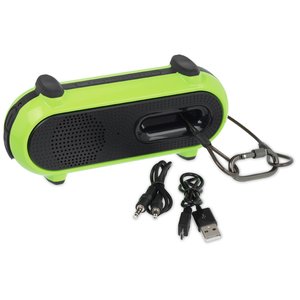 Additional Image 3 - a green and black rectangular object with black cord