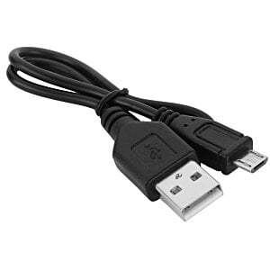 Additional Image 4 - a black cable with a silver connector