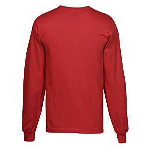 Additional Image 2 - a red long sleeved shirt
