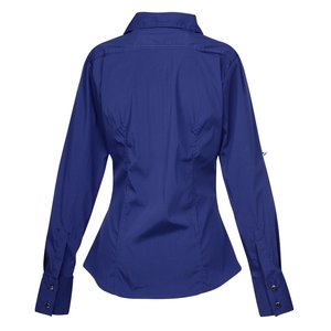 Additional Image 2 - a blue shirt with a long sleeve