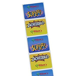 Additional Image 1 - a blue and yellow rectangular sign