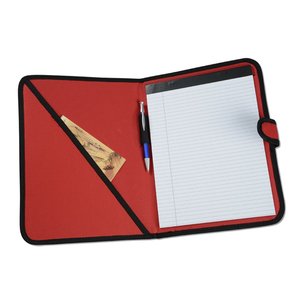 Additional Image 1 - a red and black case with a white paper in it