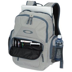 Additional Image 1 - a grey backpack with a black pocket