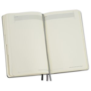 Additional Image 4 - a white notebook with a metal band