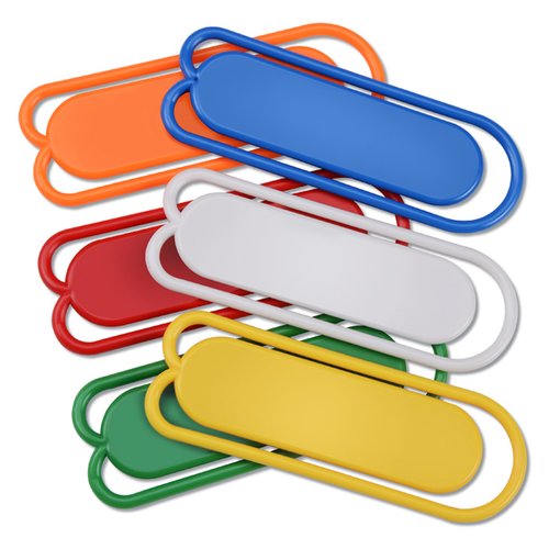 Additional Image 3 - a group of colorful paper clips