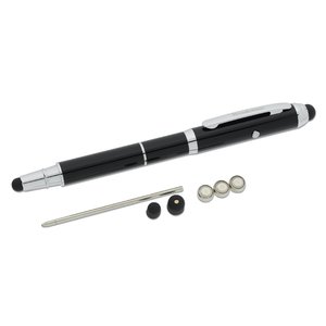 Additional Image 3 - a black pen with a white cap