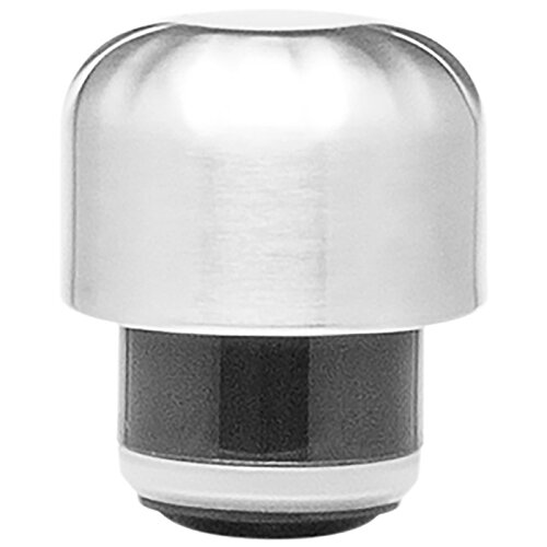 Additional Image 1 - a close up of a silver and black object