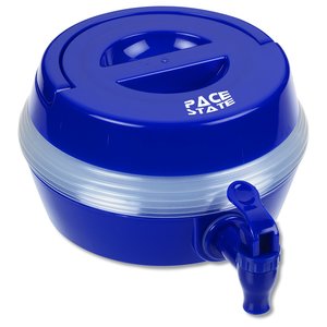 Additional Image 3 - a blue and silver plastic container