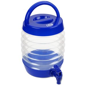 Additional Image 4 - a plastic water jug with a blue handle