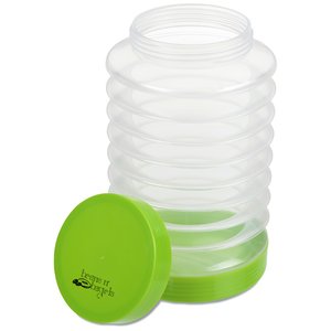 Additional Image 2 - a stack of plastic containers with green lid
