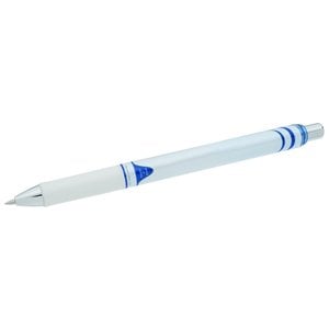 Additional Image 2 - a white pen with blue writing pen
