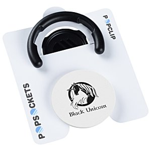 Additional Image 6 - a white and black phone holder