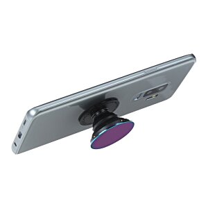 Additional Image 4 - a phone holder with a purple round object