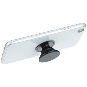 Additional Image 2 - a phone holder with a black grip