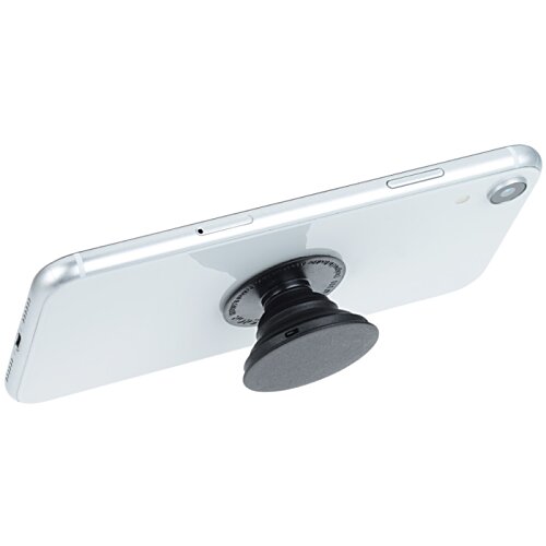Additional Image 2 - a phone holder with a black grip