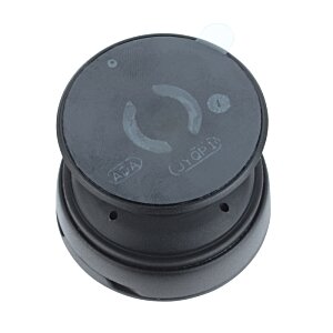 Additional Image 1 - a black round object with a circle on it