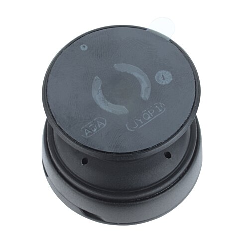 Additional Image 1 - a black round object with a circle on it