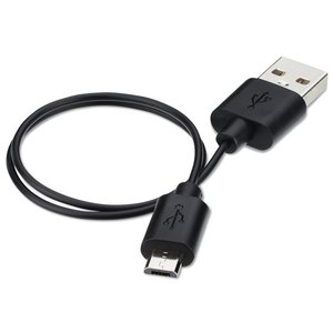 Additional Image 2 - a black usb cable with a black cord