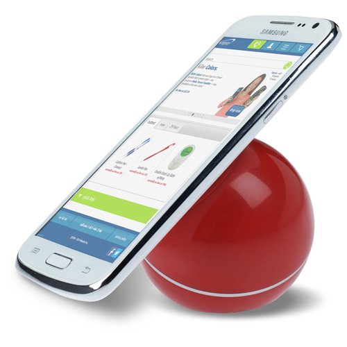 Additional Image 3 - a cell phone on a red ball