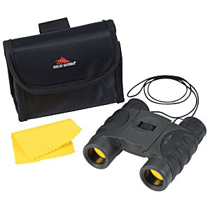 Additional Image 1 - a black binoculars and a black case