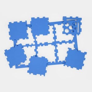 Additional Image 2 - a blue square object with squares