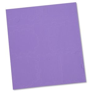 Additional Image 1 - a purple square on a white background