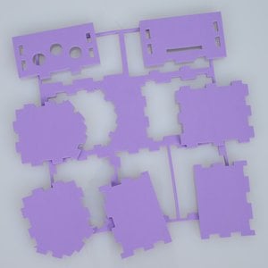 Additional Image 2 - a purple squares on a white surface