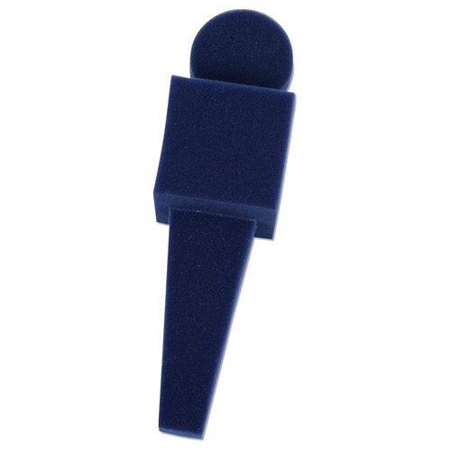Additional Image 1 - a black microphone on a white background