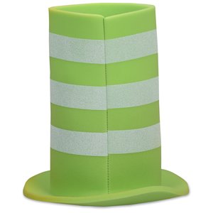Additional Image 1 - a green and white striped cylinder