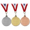 View Image 3 of 3 of Antique Finish Medal with Red, White & Blue Ribbon