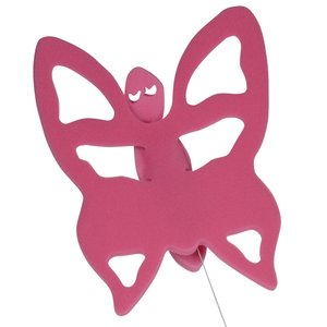 Additional Image 1 - a pink butterfly cut out of paper