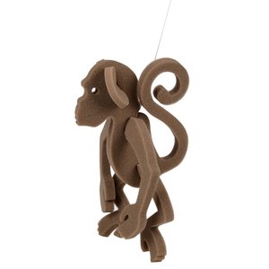 Additional Image 1 - a brown monkey from a string