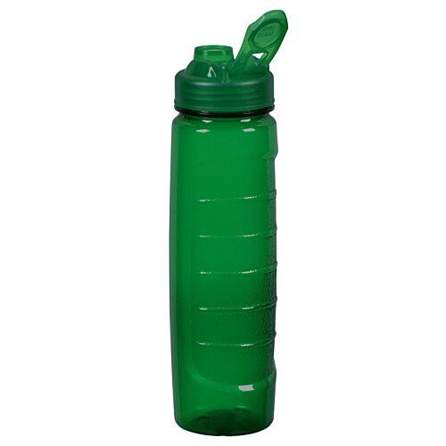 Additional Image 3 - a green water bottle with a straw