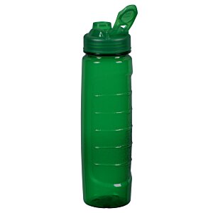 Additional Image 3 - a green water bottle with a straw