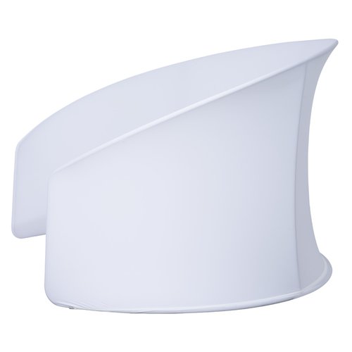 Additional Image 2 - a white hat with curved edges