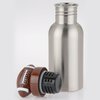 View Image 3 of 3 of Niche Stainless Bottle with Football Lid-17 oz.-Closeout