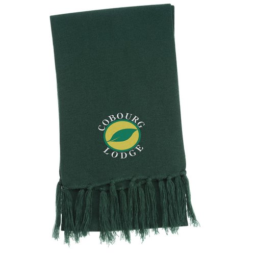 Additional Image 1 - a green scarf with a logo