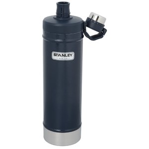 Additional Image 1 - a black and silver water bottle