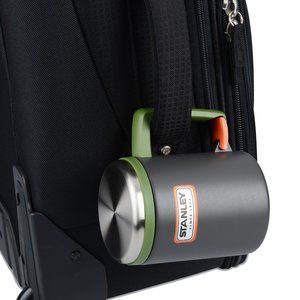 Additional Image 2 - a black suitcase with a grey cylinder