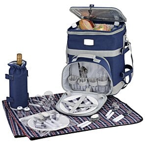 Additional Image 4 - a lunch box with a plate and a bottle