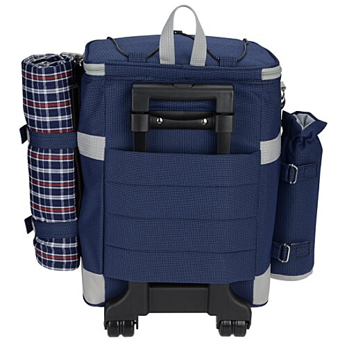 Additional Image 5 - a blue luggage with a white background