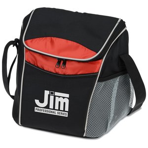 Additional Image 2 - a black and grey cooler bag