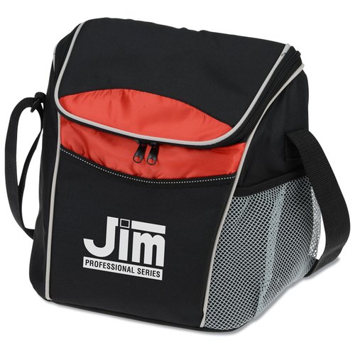 Additional Image 2 - a black and grey cooler bag