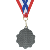 View Image 3 of 3 of 2" Econo Medal with Ribbon - Scallop Edge