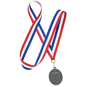 Additional Image 1 - a medal with a silver medal