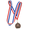 View Image 2 of 3 of 2" Econo Medal with Ribbon - Flat Bottom
