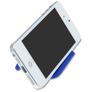 Additional Image 1 - a white cell phone with a blue pen holder